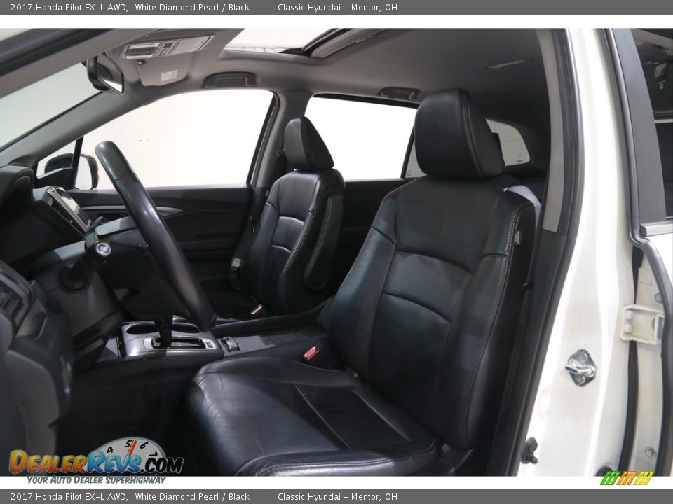 2017 Honda Pilot EX-L AWD White Diamond Pearl / Black Photo #5