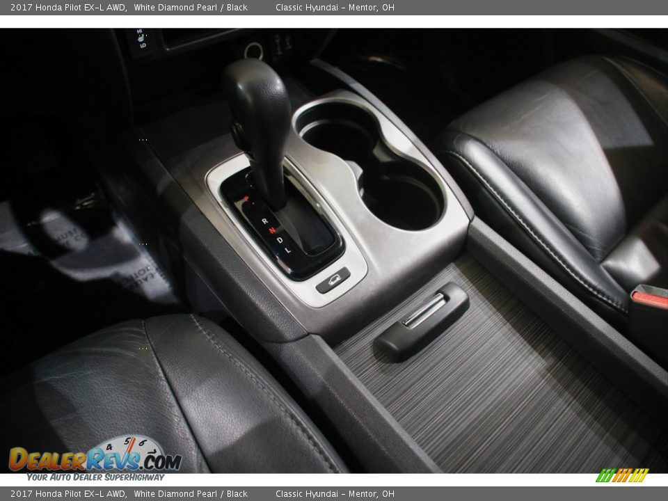 2017 Honda Pilot EX-L AWD White Diamond Pearl / Black Photo #14