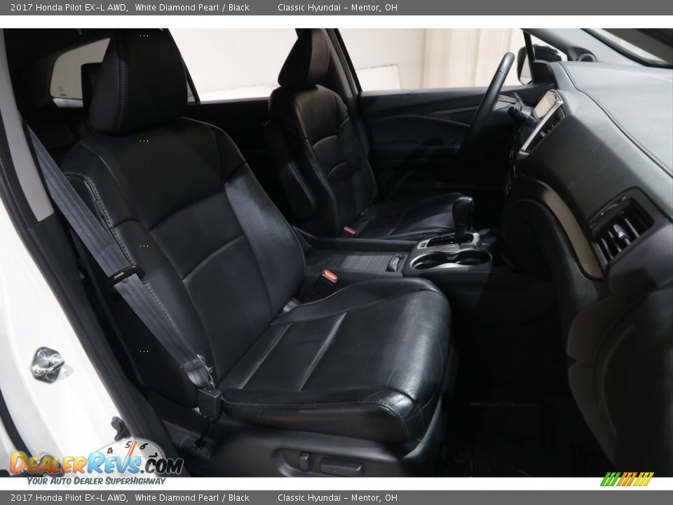 2017 Honda Pilot EX-L AWD White Diamond Pearl / Black Photo #16