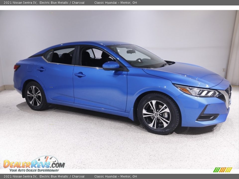 Electric Blue Metallic 2021 Nissan Sentra SV Photo #1