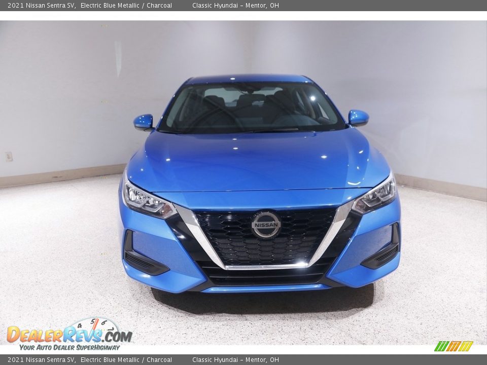 2021 Nissan Sentra SV Electric Blue Metallic / Charcoal Photo #2