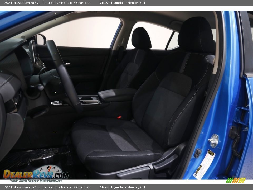 2021 Nissan Sentra SV Electric Blue Metallic / Charcoal Photo #5