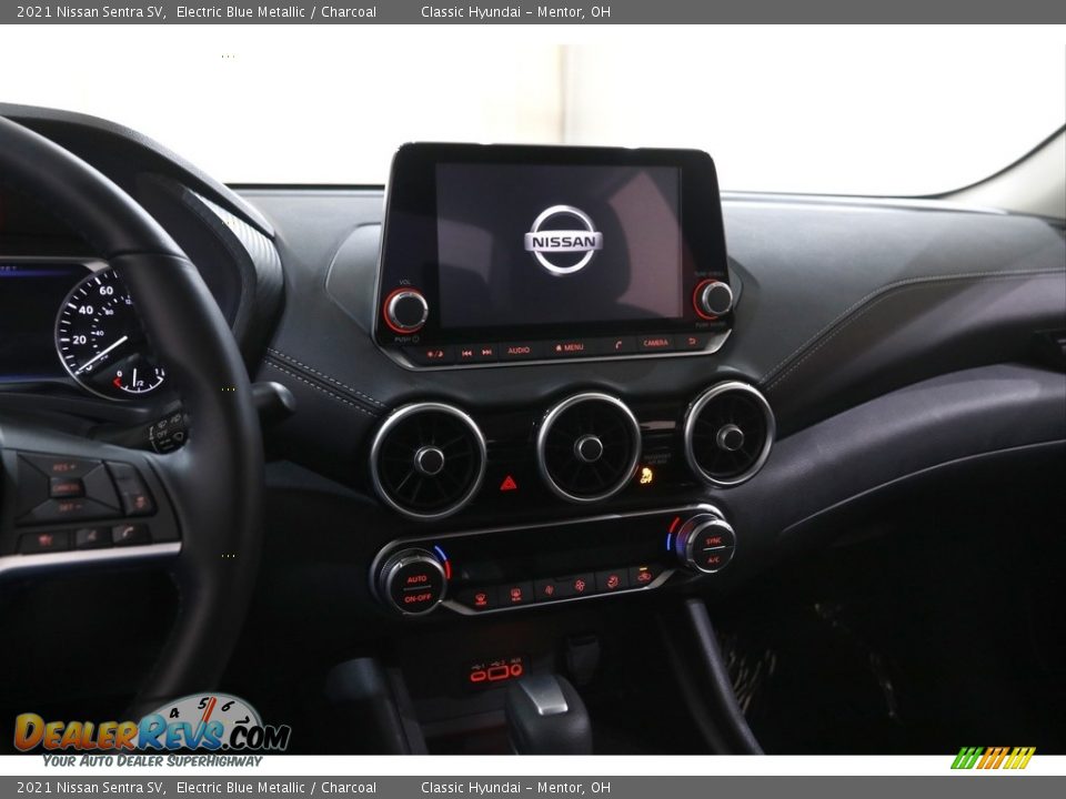 2021 Nissan Sentra SV Electric Blue Metallic / Charcoal Photo #9