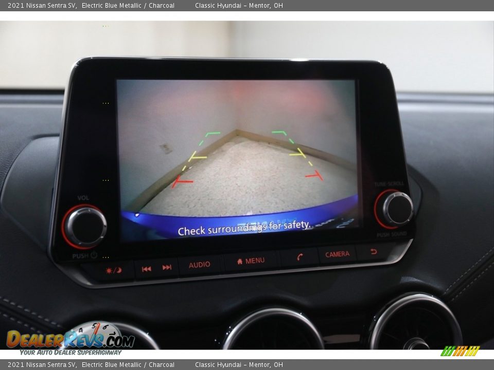 2021 Nissan Sentra SV Electric Blue Metallic / Charcoal Photo #12
