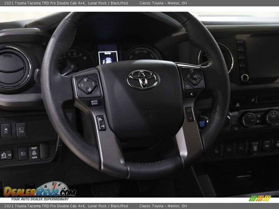 2021 Toyota Tacoma TRD Pro Double Cab 4x4 Steering Wheel Photo #7