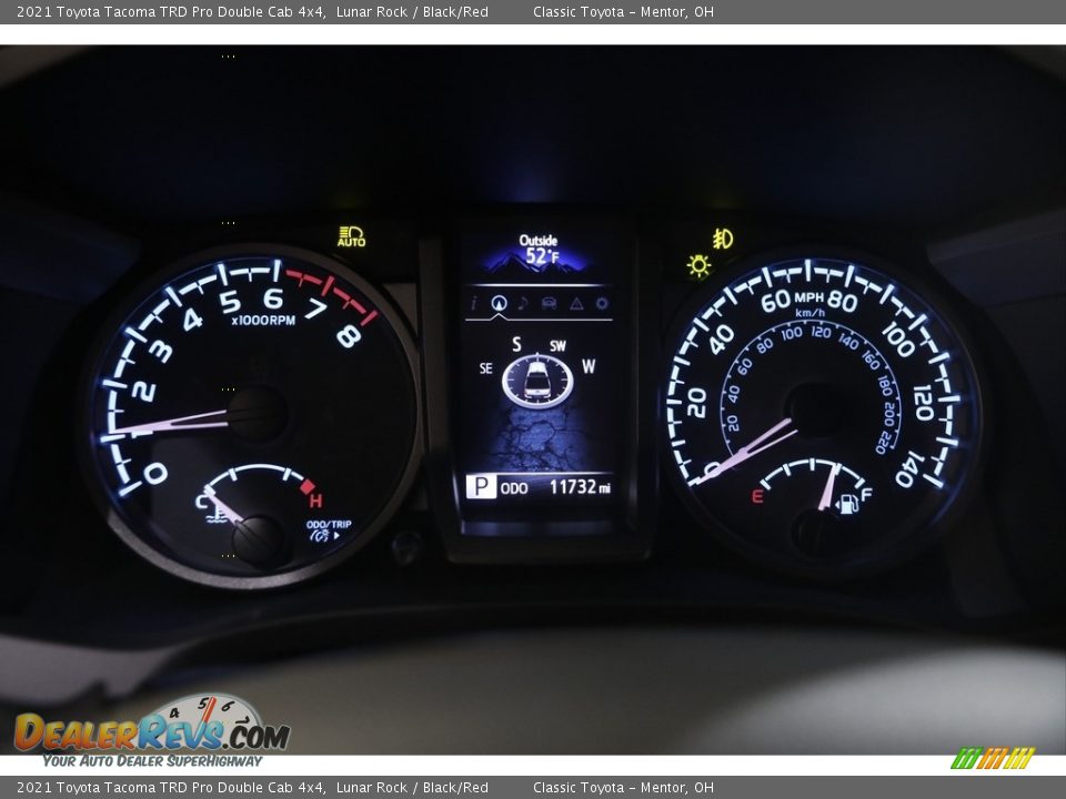 2021 Toyota Tacoma TRD Pro Double Cab 4x4 Gauges Photo #8