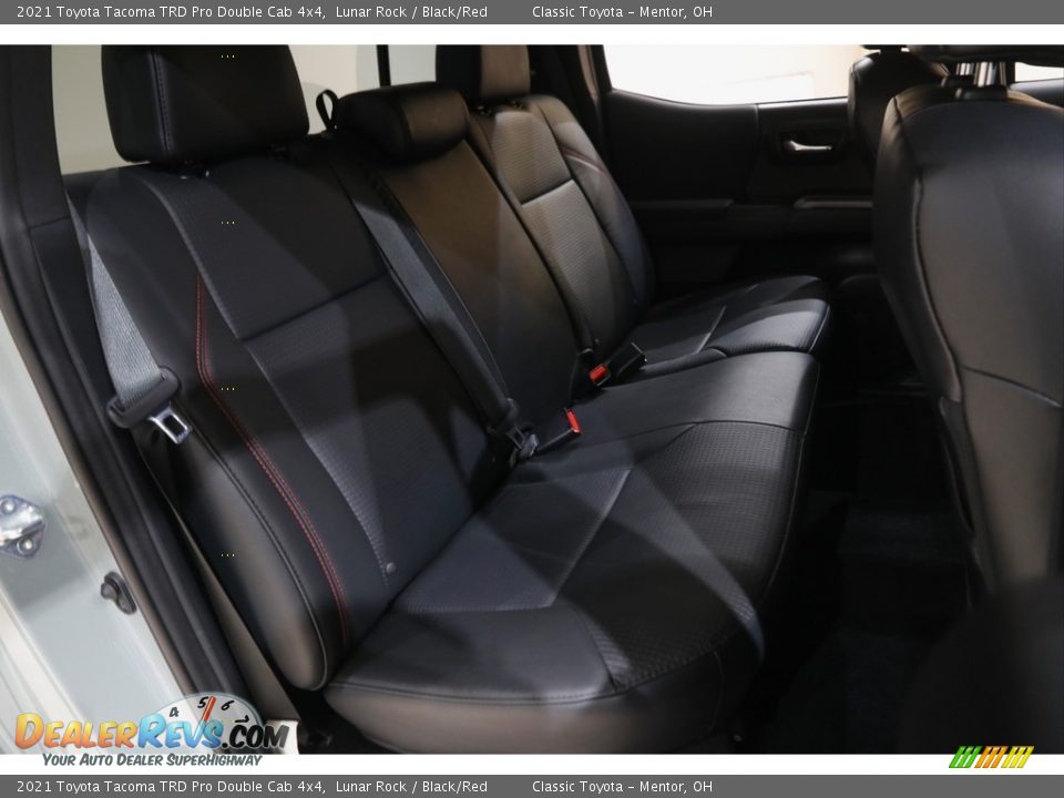 2021 Toyota Tacoma TRD Pro Double Cab 4x4 Lunar Rock / Black/Red Photo #16