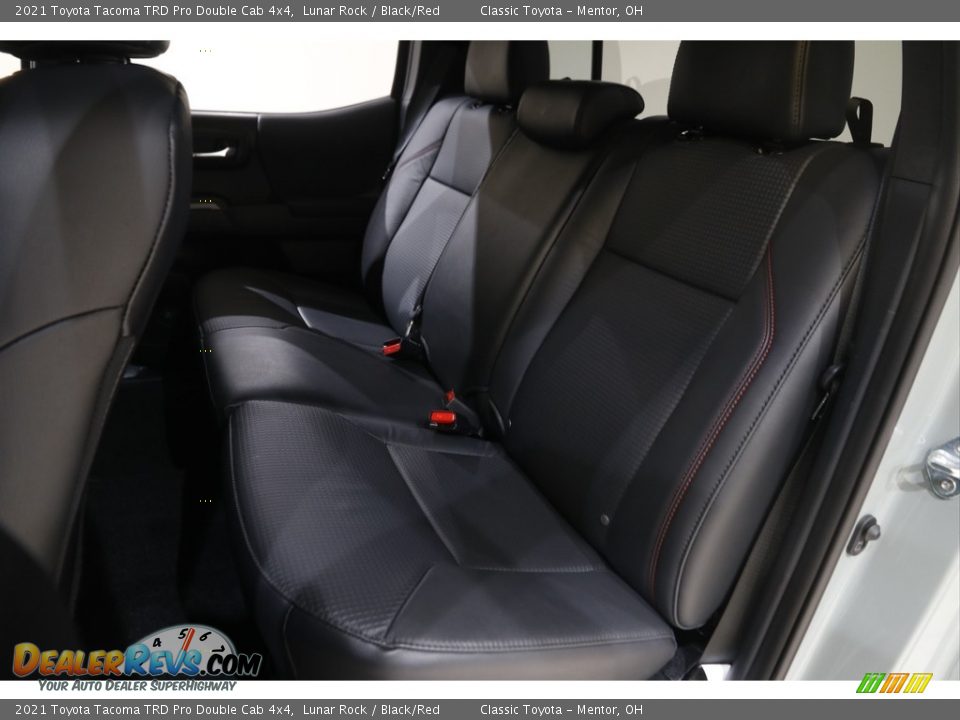 2021 Toyota Tacoma TRD Pro Double Cab 4x4 Lunar Rock / Black/Red Photo #17