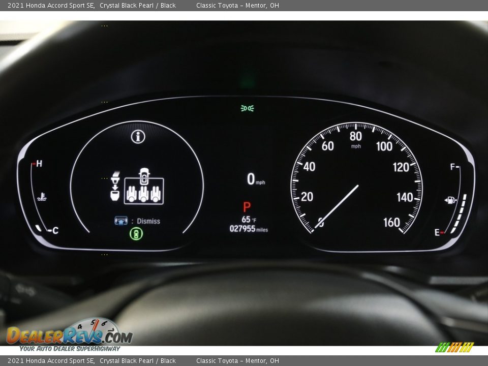 2021 Honda Accord Sport SE Gauges Photo #8