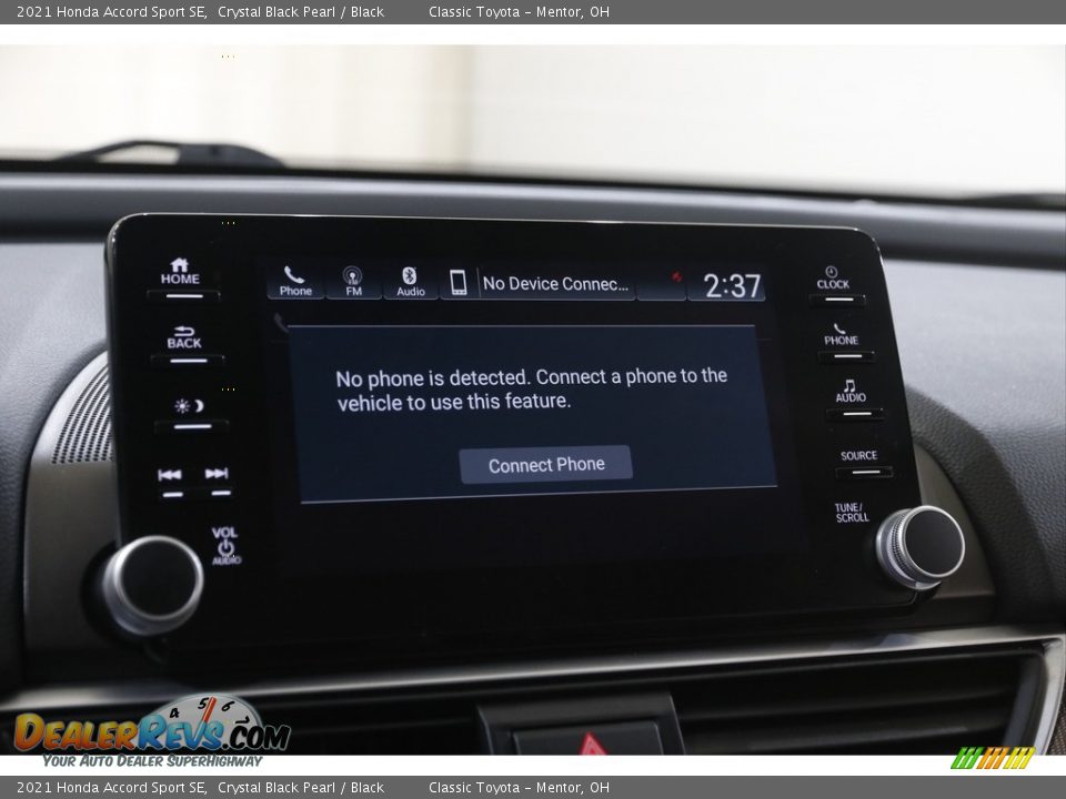 2021 Honda Accord Sport SE Crystal Black Pearl / Black Photo #12