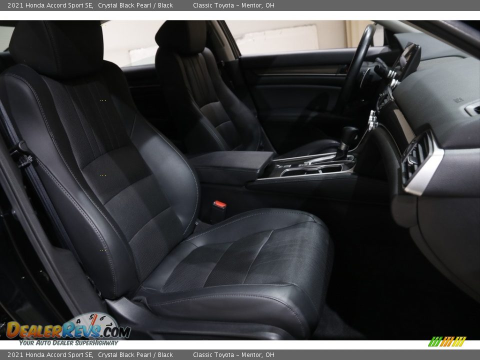 2021 Honda Accord Sport SE Crystal Black Pearl / Black Photo #18