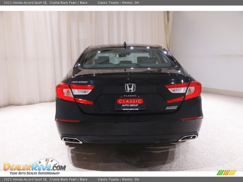 2021 Honda Accord Sport SE Crystal Black Pearl / Black Photo #21