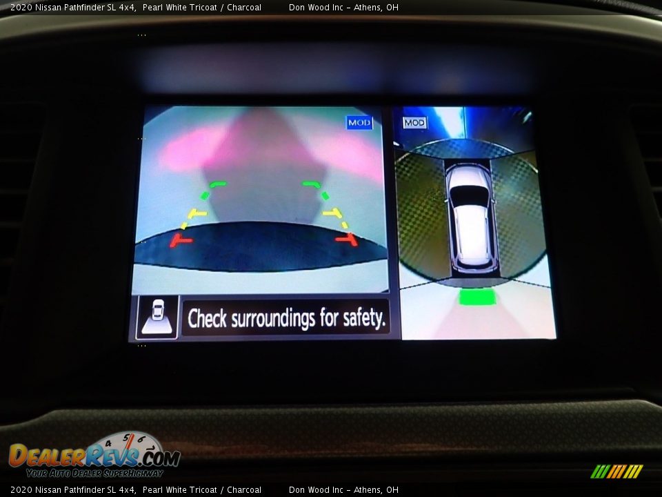 2020 Nissan Pathfinder SL 4x4 Pearl White Tricoat / Charcoal Photo #3