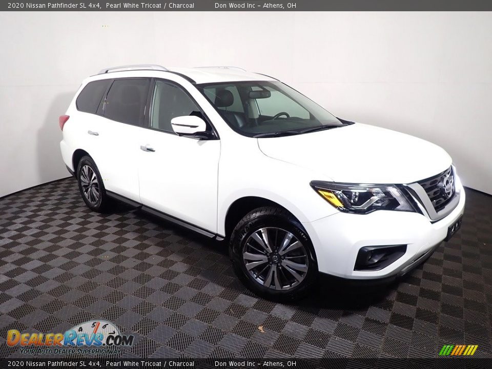 2020 Nissan Pathfinder SL 4x4 Pearl White Tricoat / Charcoal Photo #4