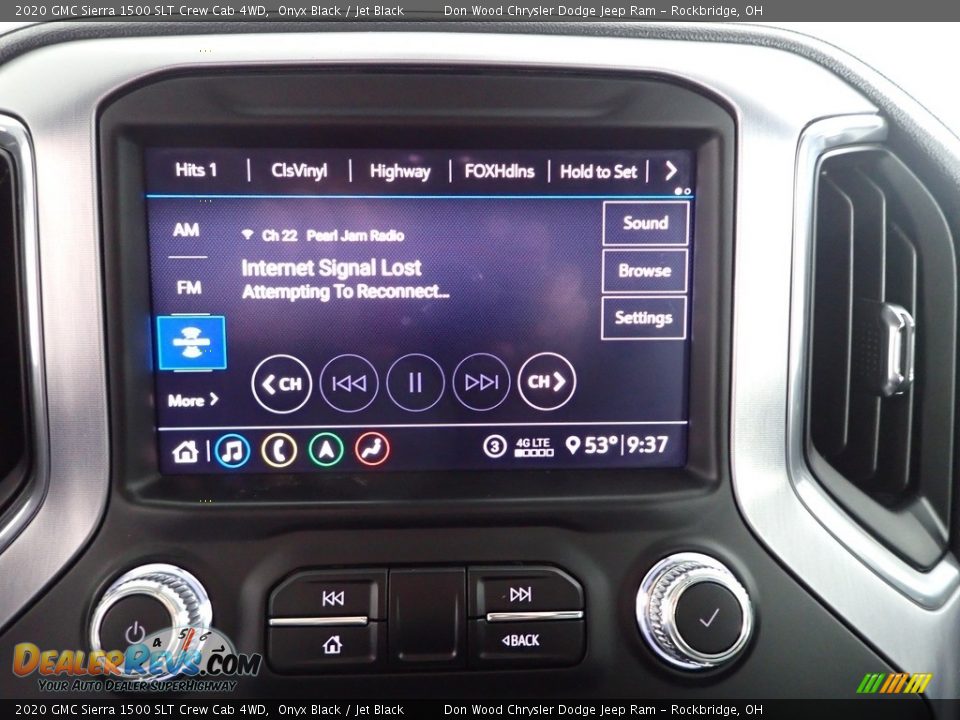 2020 GMC Sierra 1500 SLT Crew Cab 4WD Onyx Black / Jet Black Photo #2