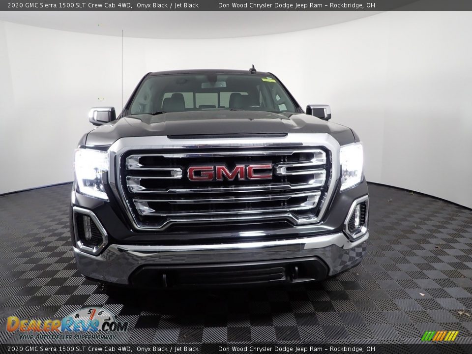 2020 GMC Sierra 1500 SLT Crew Cab 4WD Onyx Black / Jet Black Photo #6