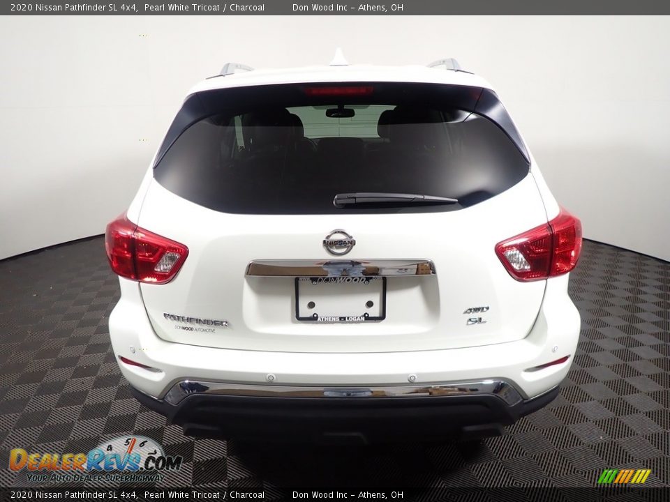 2020 Nissan Pathfinder SL 4x4 Pearl White Tricoat / Charcoal Photo #12