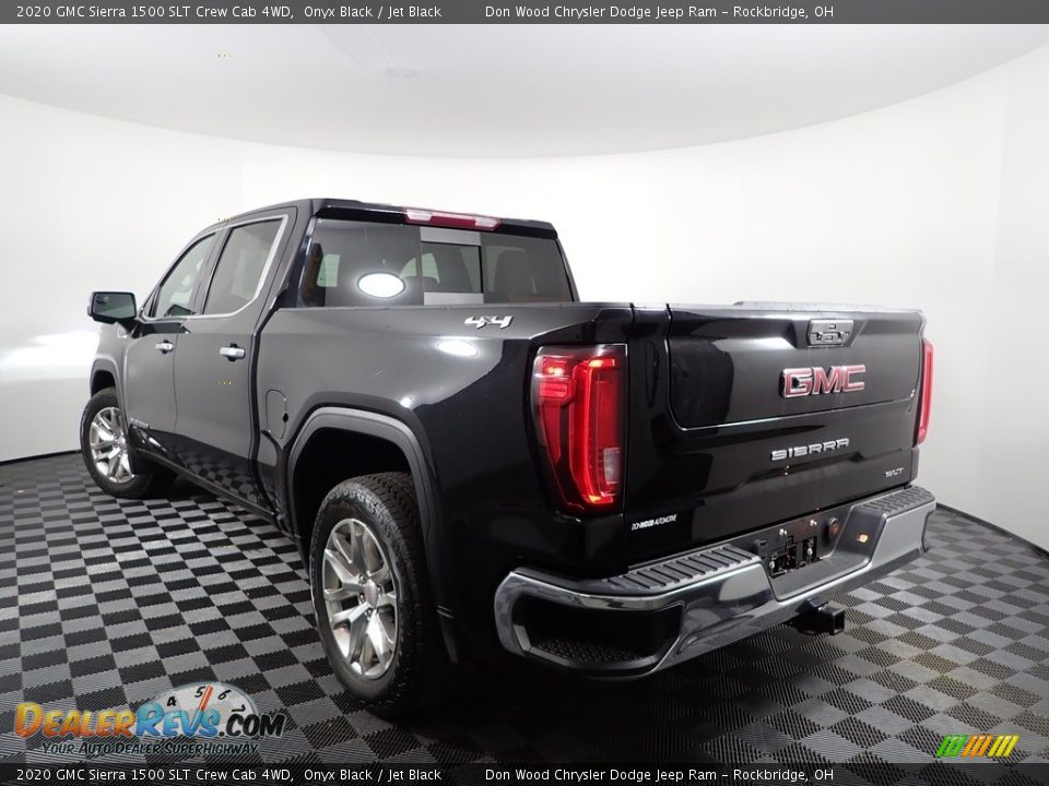 2020 GMC Sierra 1500 SLT Crew Cab 4WD Onyx Black / Jet Black Photo #8