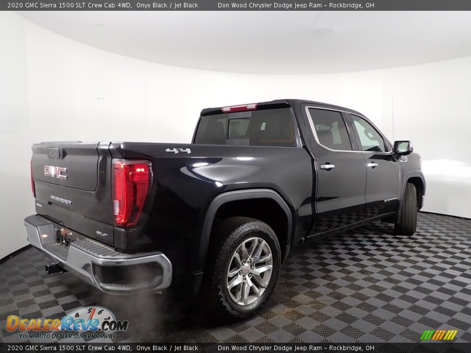2020 GMC Sierra 1500 SLT Crew Cab 4WD Onyx Black / Jet Black Photo #11