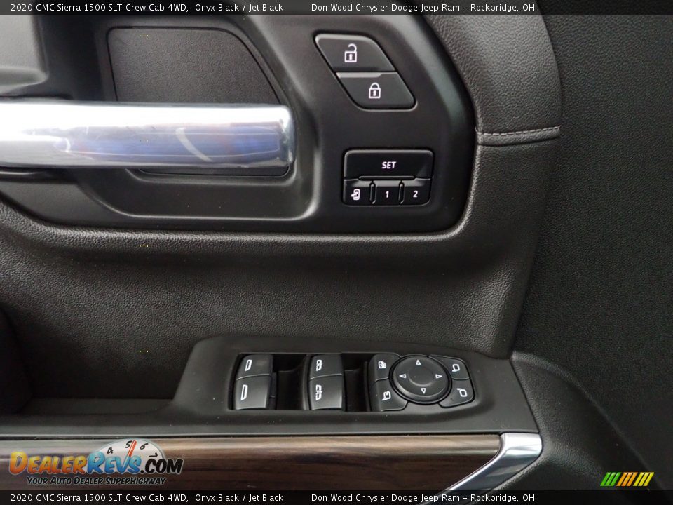 2020 GMC Sierra 1500 SLT Crew Cab 4WD Onyx Black / Jet Black Photo #13