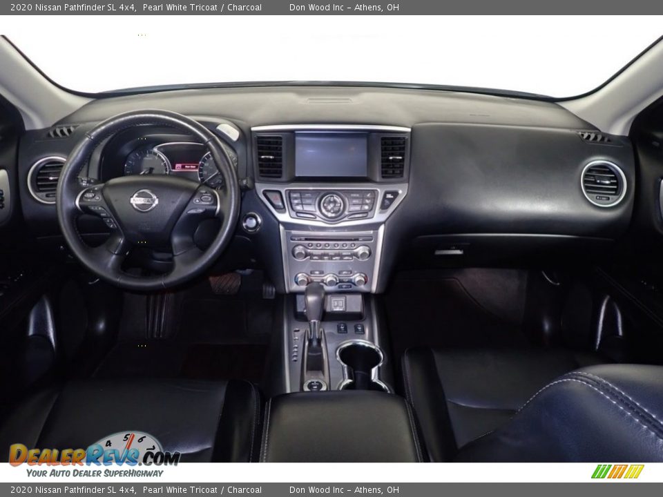 2020 Nissan Pathfinder SL 4x4 Pearl White Tricoat / Charcoal Photo #22