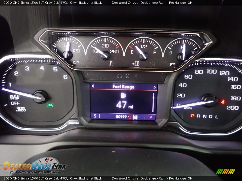 2020 GMC Sierra 1500 SLT Crew Cab 4WD Gauges Photo #19