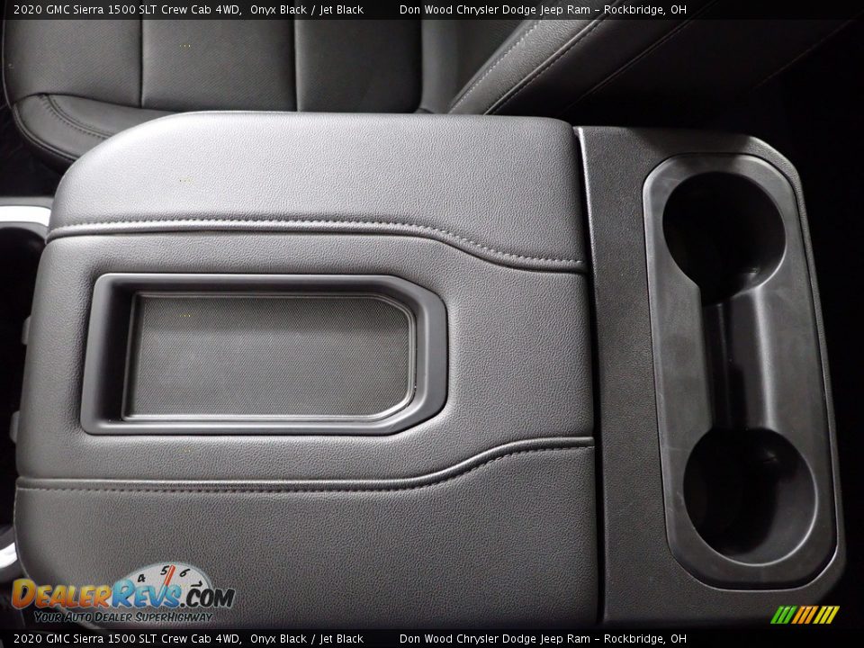 2020 GMC Sierra 1500 SLT Crew Cab 4WD Onyx Black / Jet Black Photo #22