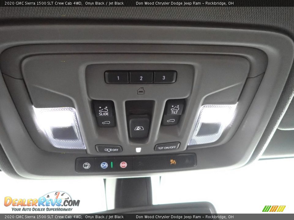 2020 GMC Sierra 1500 SLT Crew Cab 4WD Onyx Black / Jet Black Photo #23