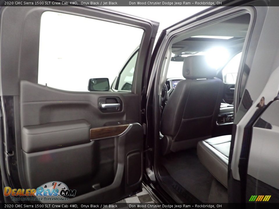2020 GMC Sierra 1500 SLT Crew Cab 4WD Onyx Black / Jet Black Photo #25