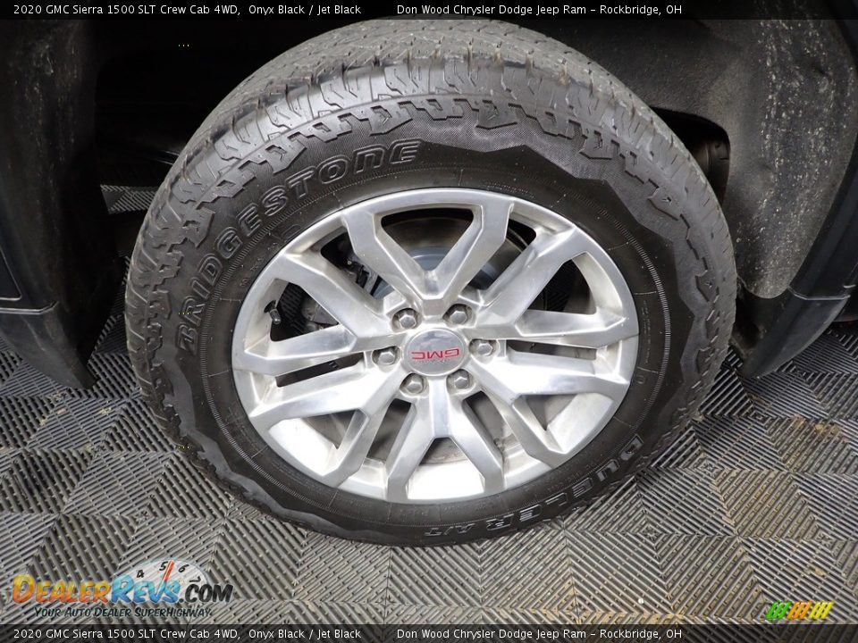 2020 GMC Sierra 1500 SLT Crew Cab 4WD Onyx Black / Jet Black Photo #32
