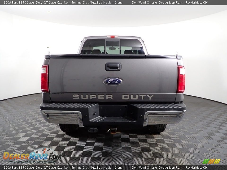 2009 Ford F350 Super Duty XLT SuperCab 4x4 Sterling Grey Metallic / Medium Stone Photo #5