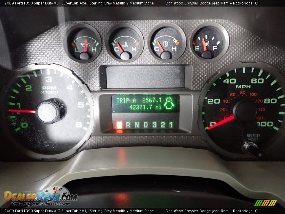 2009 Ford F350 Super Duty XLT SuperCab 4x4 Gauges Photo #15