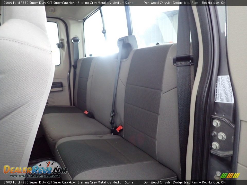 Rear Seat of 2009 Ford F350 Super Duty XLT SuperCab 4x4 Photo #22