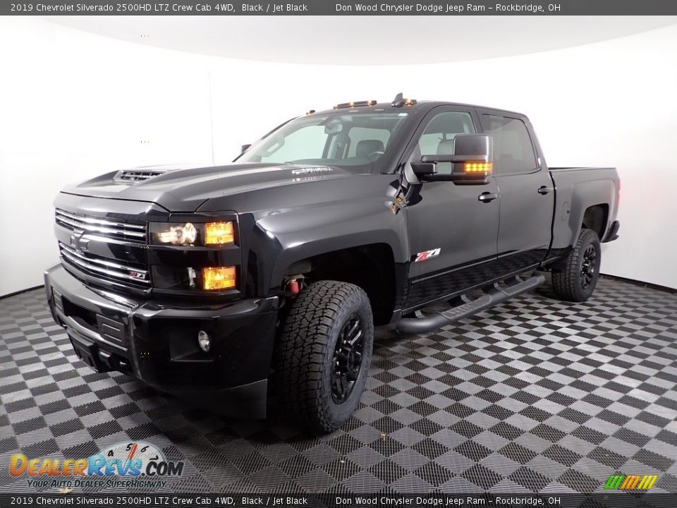 2019 Chevrolet Silverado 2500HD LTZ Crew Cab 4WD Black / Jet Black Photo #7