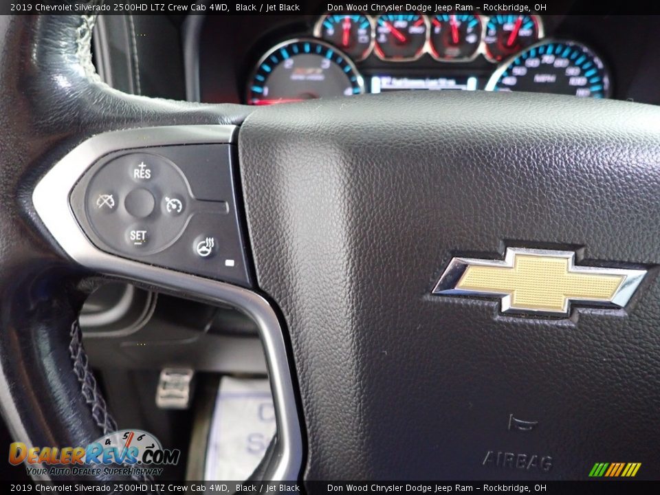 2019 Chevrolet Silverado 2500HD LTZ Crew Cab 4WD Black / Jet Black Photo #17
