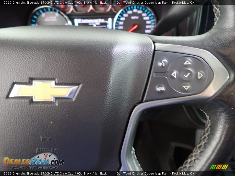 2019 Chevrolet Silverado 2500HD LTZ Crew Cab 4WD Black / Jet Black Photo #18