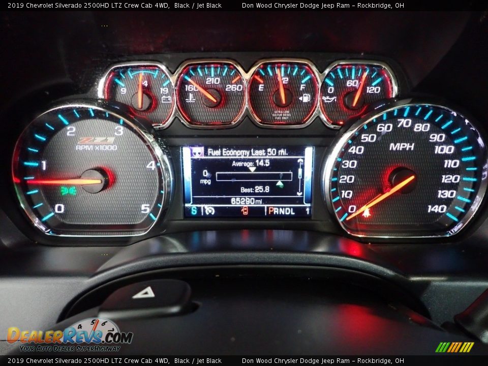 2019 Chevrolet Silverado 2500HD LTZ Crew Cab 4WD Black / Jet Black Photo #19