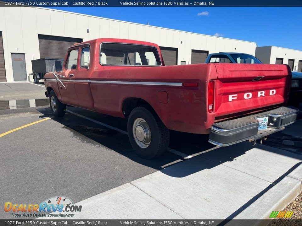 Castillo Red 1977 Ford F250 Custom SuperCab Photo #6