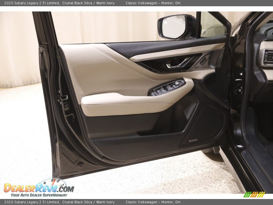 2020 Subaru Legacy 2.5i Limited Crystal Black Silica / Warm Ivory Photo #4