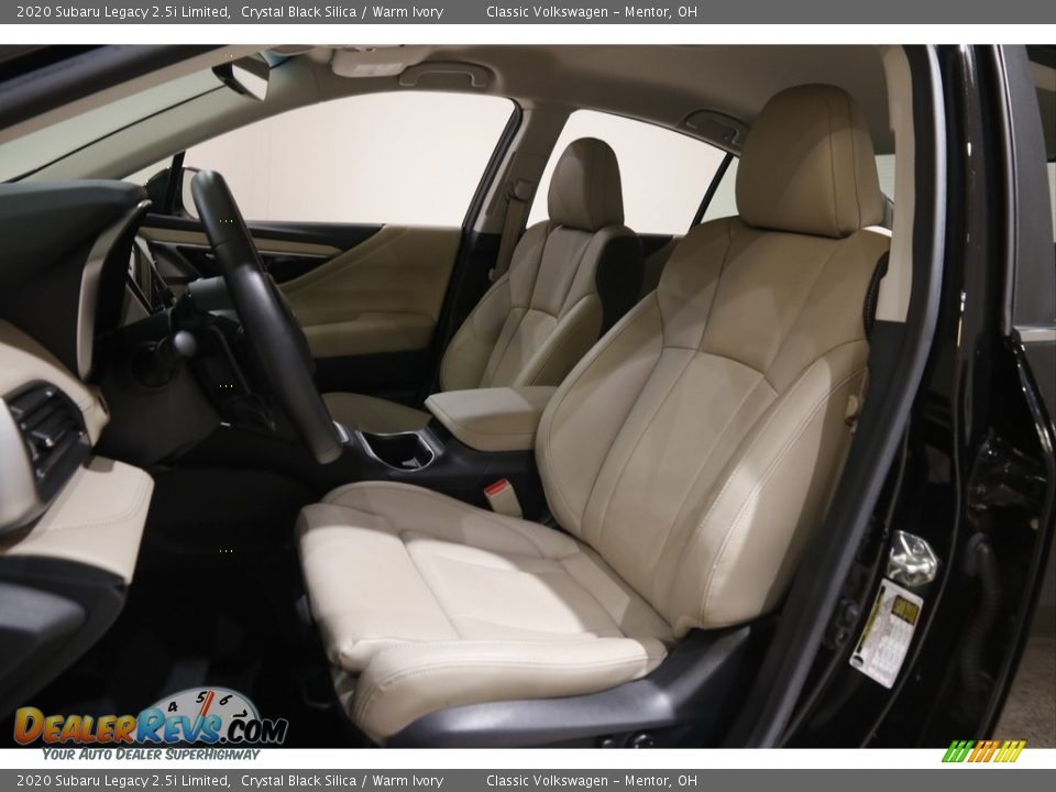 2020 Subaru Legacy 2.5i Limited Crystal Black Silica / Warm Ivory Photo #5
