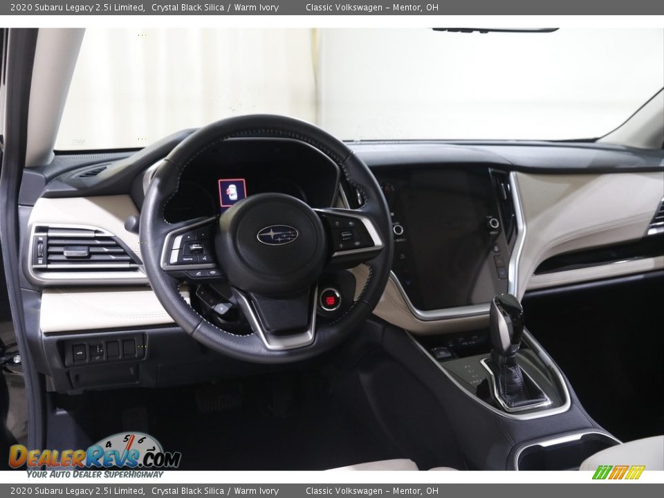 2020 Subaru Legacy 2.5i Limited Crystal Black Silica / Warm Ivory Photo #6
