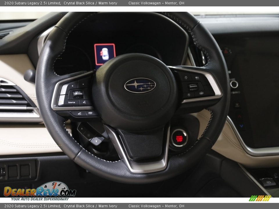 2020 Subaru Legacy 2.5i Limited Crystal Black Silica / Warm Ivory Photo #7