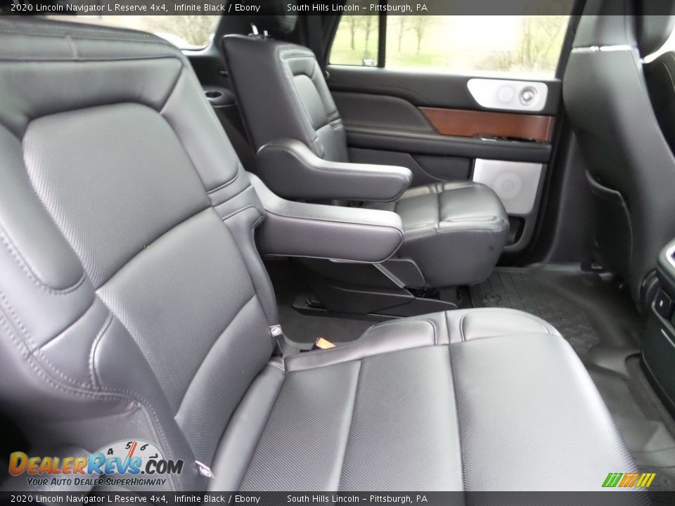 Rear Seat of 2020 Lincoln Navigator L Reserve 4x4 Photo #13