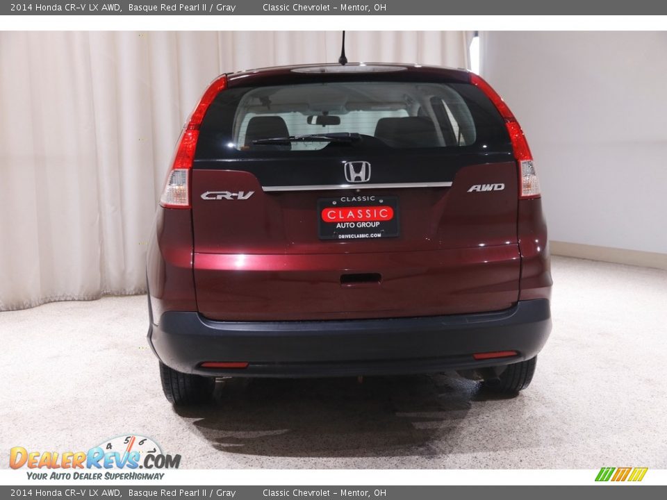 2014 Honda CR-V LX AWD Basque Red Pearl II / Gray Photo #19