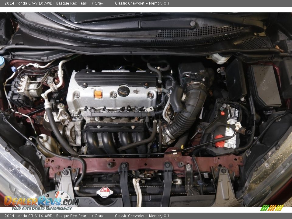 2014 Honda CR-V LX AWD Basque Red Pearl II / Gray Photo #20