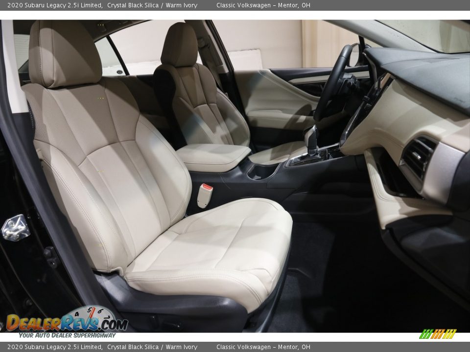 2020 Subaru Legacy 2.5i Limited Crystal Black Silica / Warm Ivory Photo #16