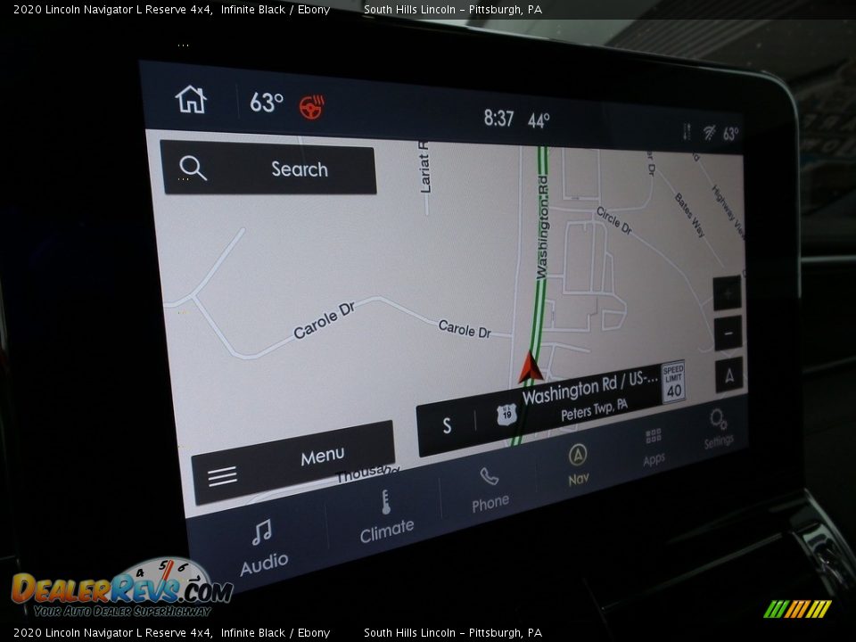 Navigation of 2020 Lincoln Navigator L Reserve 4x4 Photo #21