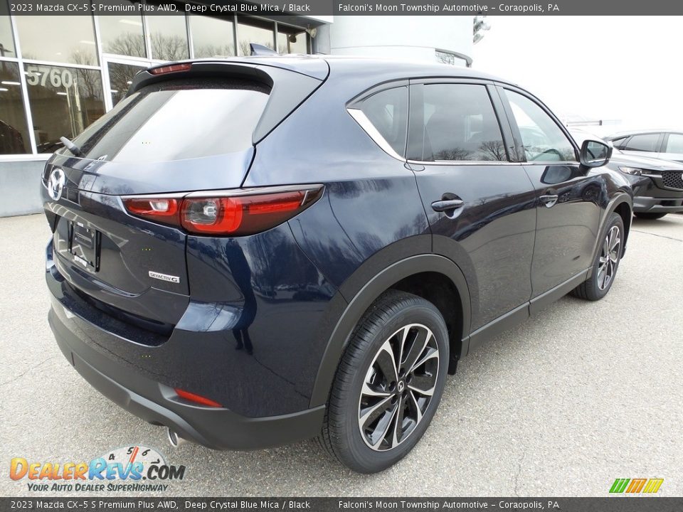 2023 Mazda CX-5 S Premium Plus AWD Deep Crystal Blue Mica / Black Photo #2