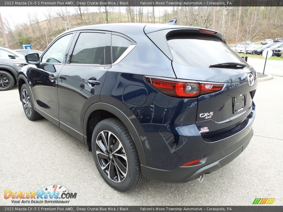 2023 Mazda CX-5 S Premium Plus AWD Deep Crystal Blue Mica / Black Photo #5