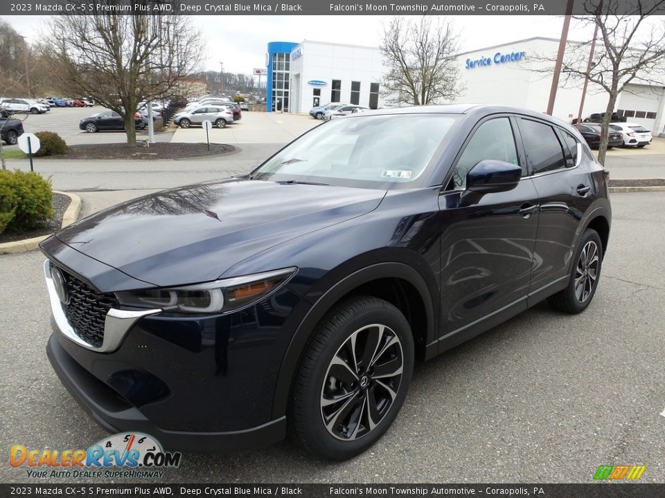 2023 Mazda CX-5 S Premium Plus AWD Deep Crystal Blue Mica / Black Photo #7